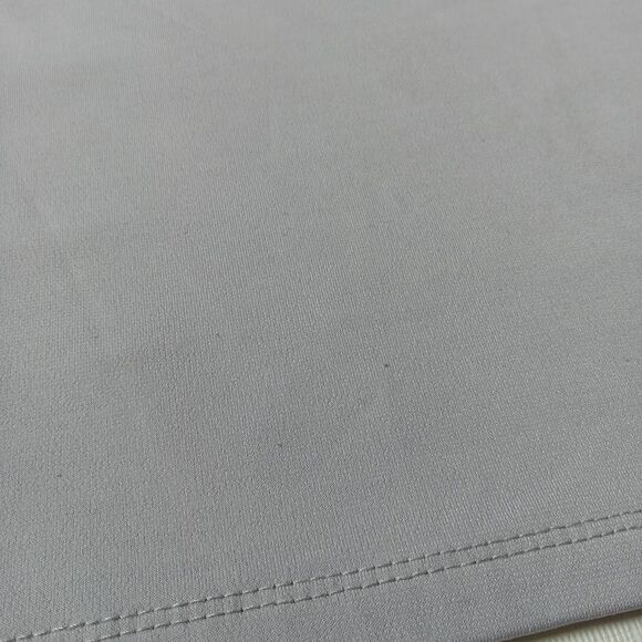 Mark Edwards Gray Double Lined Short Sleeve Stretchy V-Neck Blouse Women's XL - Picture 11 of 12